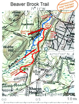 Beaver Brook Trail Map