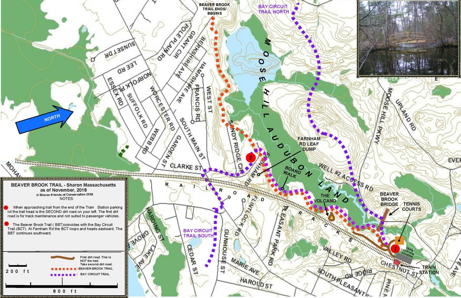 Beaver Brook Trail Sharon Friends of Conservation